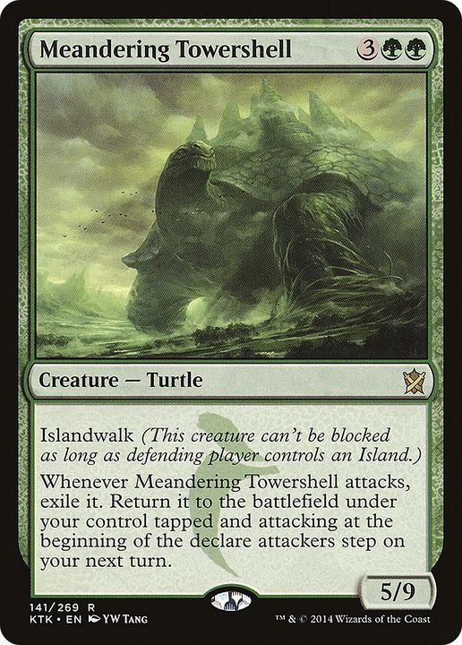 Meandering Towershell in the group Magic the Gathering / Types / Colors / Green at Proxyprinters.com (61896)