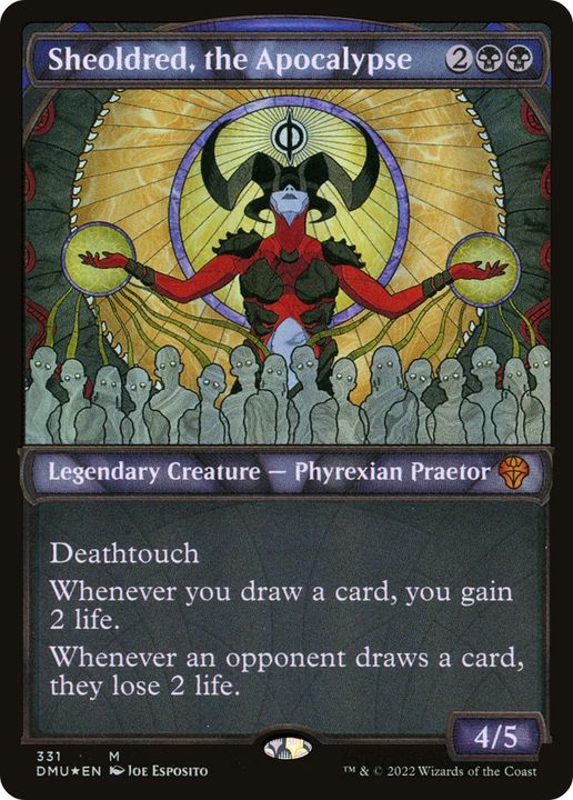 Sheoldred, the Apocalypse in the group Magic the Gathering / Types / Colors / Black at Proxyprinters.com (61901)