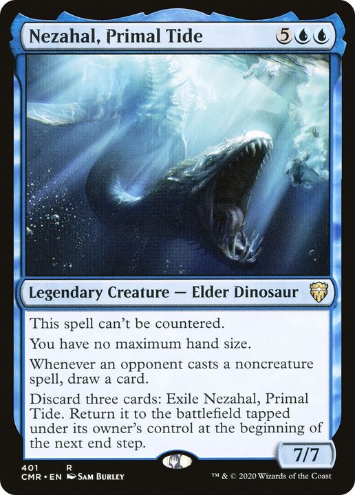 Nezahal, Primal Tide in the group Magic the Gathering / Types / Colors / Blue at Proxyprinters.com (61926)