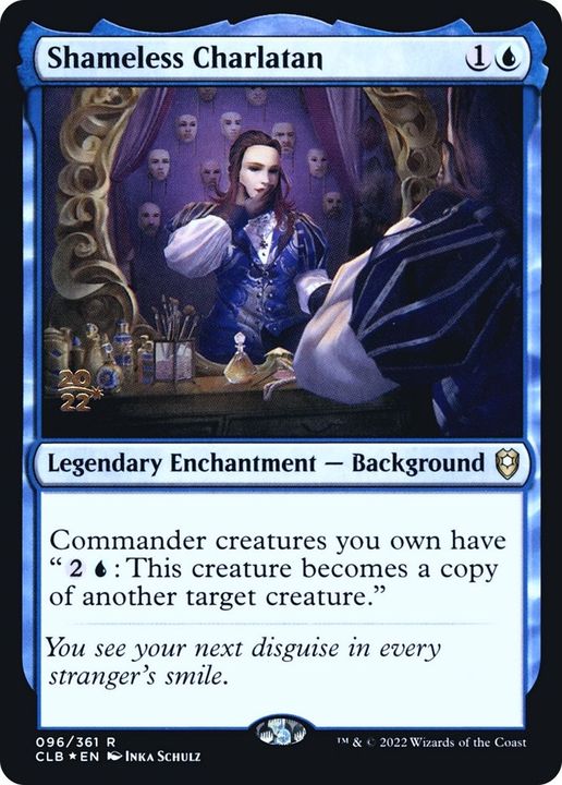 Shameless Charlatan in the group Magic the Gathering / Types / Enchantment / Legendary Enchantment at Proxyprinters.com (6196)