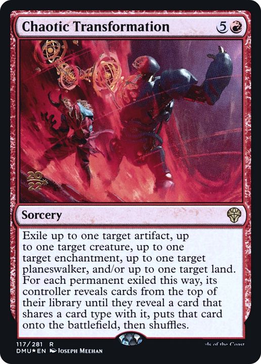 Chaotic Transformation in the group Magic the Gathering / Types / Colors / Red at Proxyprinters.com (61962)