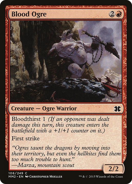 Blood Ogre in the group Magic the Gathering / Sets / Modern Masters 2017 at Proxyprinters.com (61969)