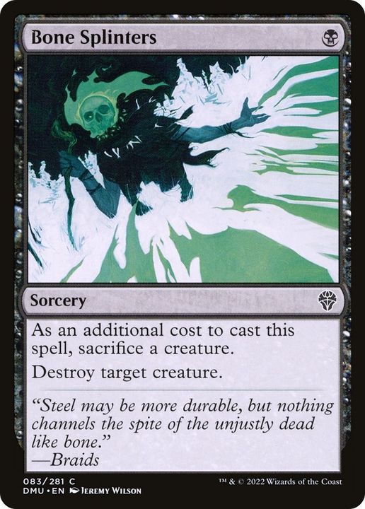 Bone Splinters in the group Magic the Gathering / Types / Colors / Black at Proxyprinters.com (6197)