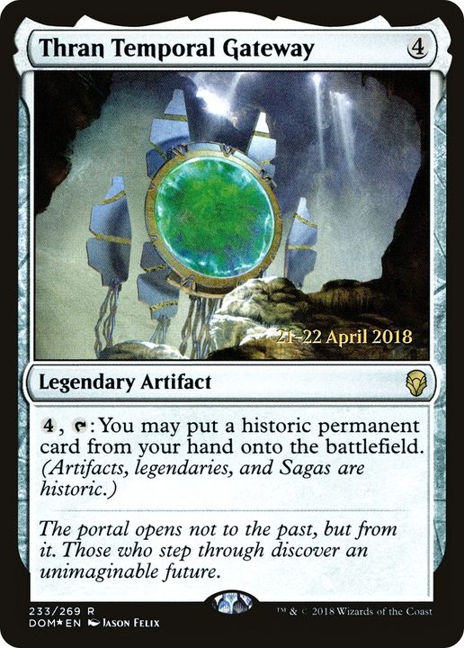 Thran Temporal Gateway in the group Magic the Gathering / Sets / Dominaria Promos at Proxyprinters.com (61975)