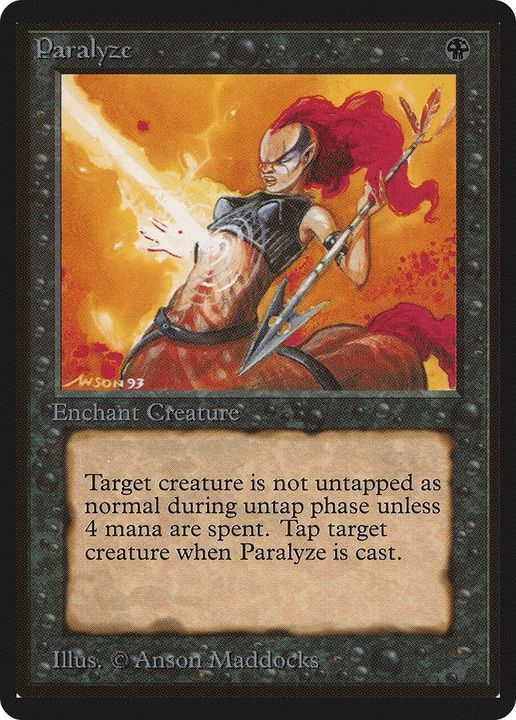 Paralyze in the group Magic the Gathering / Types / Colors / Black at Proxyprinters.com (6201)