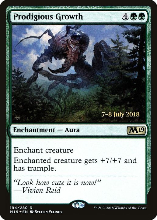 Prodigious Growth in the group Magic the Gathering / Sets / Core Set 2019 Promos at Proxyprinters.com (6202)