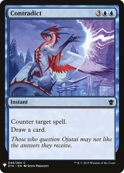 Contradict in the group Magic the Gathering / Types / Colors / Blue at Proxyprinters.com (62023)