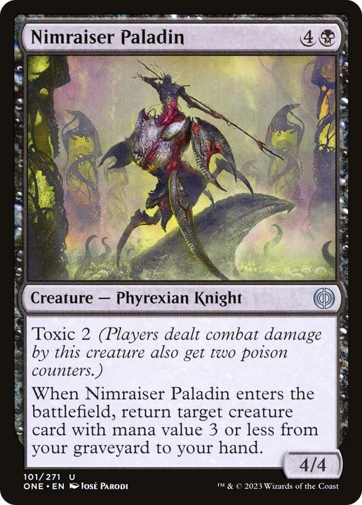 Nimraiser Paladin in the group Magic the Gathering / Types / Colors / Black at Proxyprinters.com (62028)