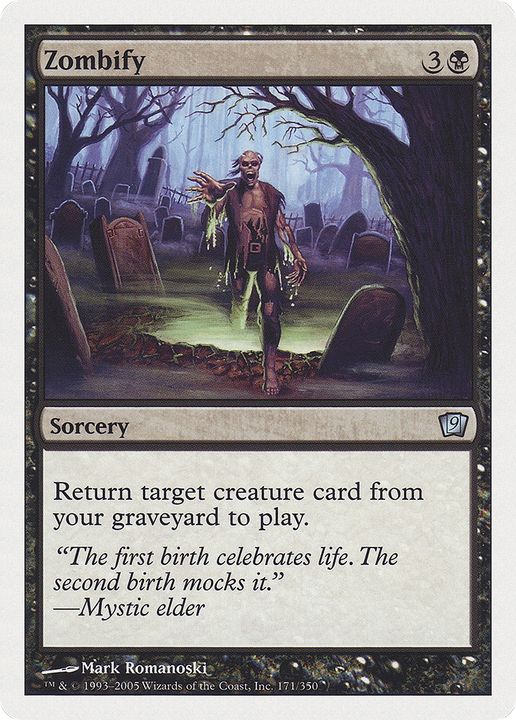 Zombify in the group Magic the Gathering / Types / Colors / Black at Proxyprinters.com (62048)