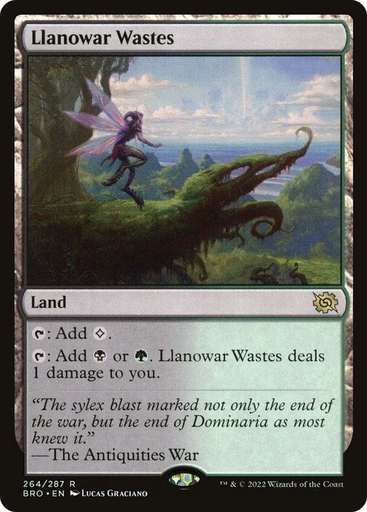 Llanowar Wastes in the group Magic the Gathering / Sets / The Brothers' War at Proxyprinters.com (6206)