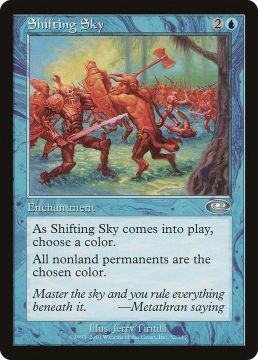 Shifting Sky in the group Magic the Gathering / Types / Enchantment / Enchantment at Proxyprinters.com (6207)