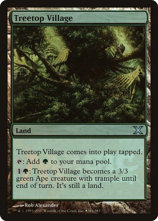 Treetop Village in the group Magic the Gathering / Sets / Tenth Edition Promos at Proxyprinters.com (62080)