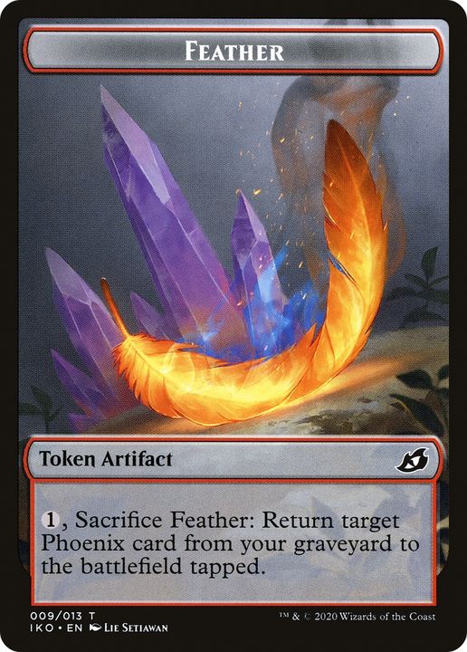 Feather in the group Magic the Gathering / Sets / Ikoria: Lair of Behemoths Tokens at Proxyprinters.com (62095)