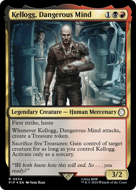 Kellogg, Dangerous Mind in the group Magic the Gathering / Sets / Fallout at Proxyprinters.com (62103)