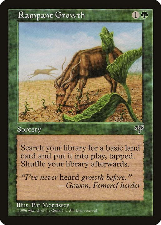 Rampant Growth in the group Magic the Gathering / Types / Colors / Green at Proxyprinters.com (62119)