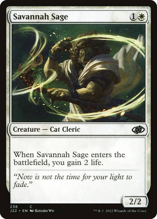 Savannah Sage in the group Magic the Gathering / Types / Colors / White at Proxyprinters.com (62142)