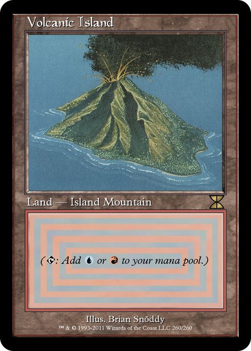 Volcanic Island in the group Magic the Gathering / Types / Land / Mountain at Proxyprinters.com (62359)