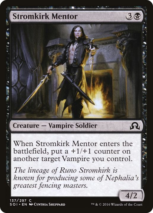 Stromkirk Mentor in the group Magic the Gathering / Types / Colors / Black at Proxyprinters.com (62361)