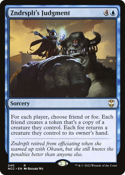 Zndrsplt's Judgment in the group Magic the Gathering / Types / Colors / Blue at Proxyprinters.com (62369)