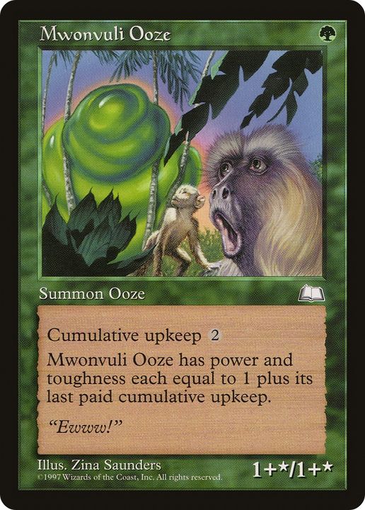 Mwonvuli Ooze in the group Magic the Gathering / Types / Colors / Green at Proxyprinters.com (62378)