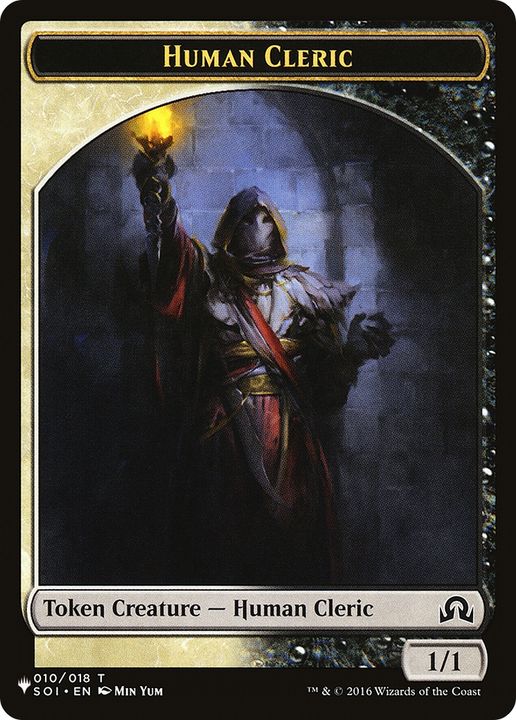 Human Cleric in the group Magic the Gathering / Types / Colors / Multicolors / B, W at Proxyprinters.com (62395)