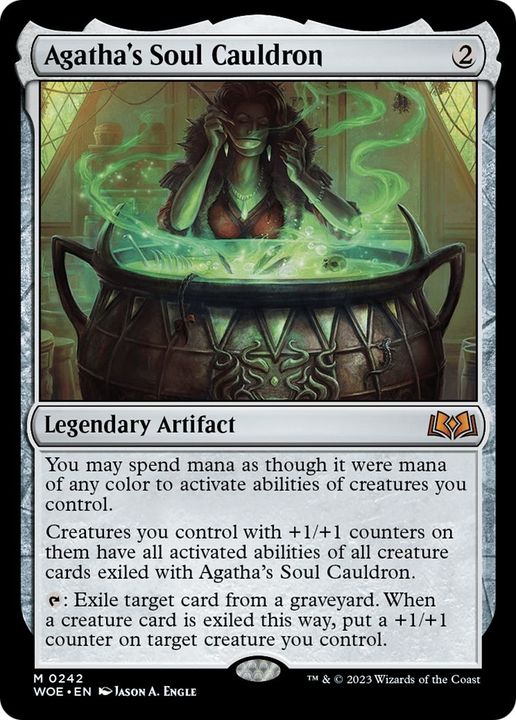 Agatha's Soul Cauldron in the group Magic the Gathering / Sets / Wilds of Eldraine Art Series at Proxyprinters.com (624)