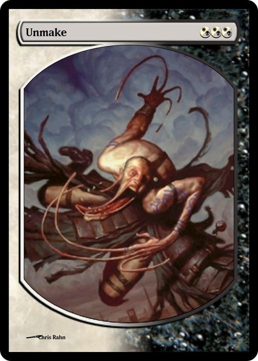 Unmake in the group Magic the Gathering / Types / Colors / Multicolors / B, W at Proxyprinters.com (6240)