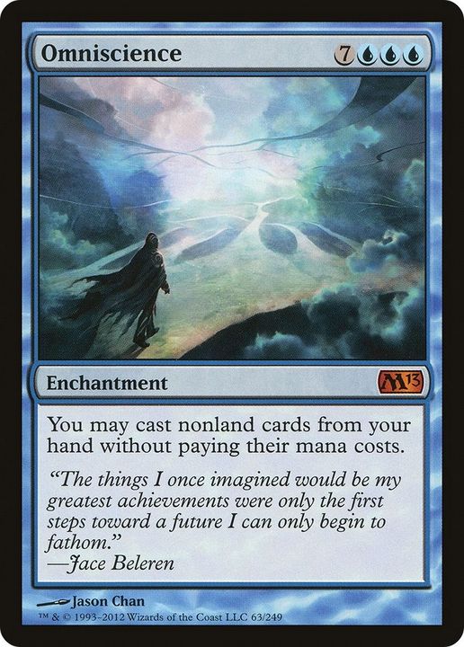 Omniscience in the group Magic the Gathering / Sets / Magic 2014 at Proxyprinters.com (6241)