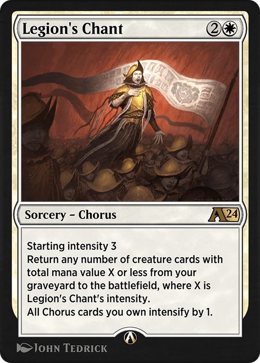 Legion's Chant in the group Magic the Gathering / Types / Colors / White at Proxyprinters.com (62410)