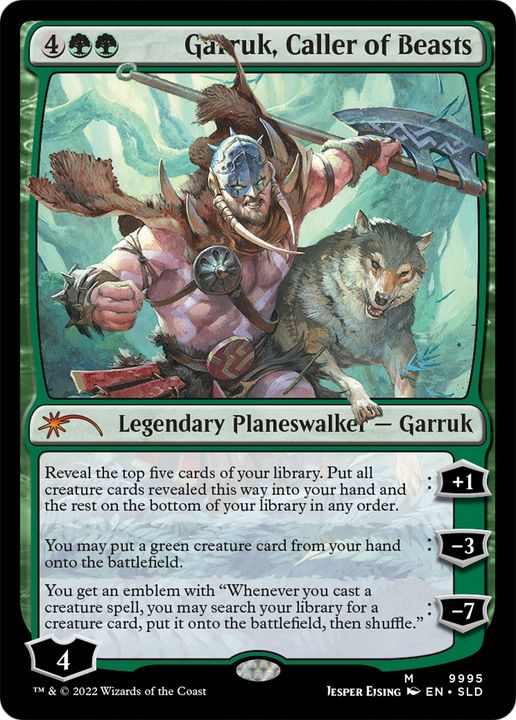 Garruk, Caller of Beasts in the group Magic the Gathering / Types / Colors / Green at Proxyprinters.com (62416)