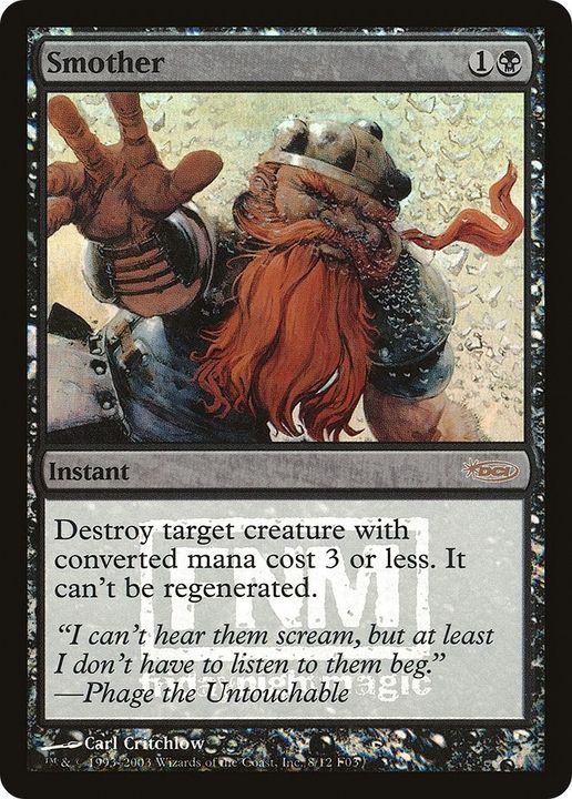 Smother in the group Magic the Gathering / Types / Colors / Black at Proxyprinters.com (6242)