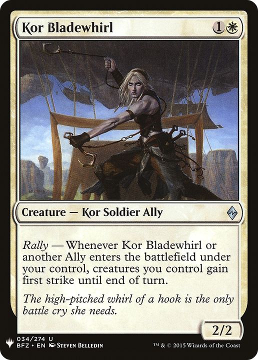 Kor Bladewhirl in the group Magic the Gathering / Types / Colors / White at Proxyprinters.com (62422)