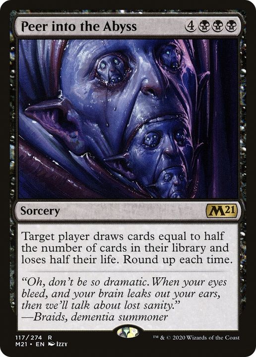 Peer into the Abyss in the group Magic the Gathering / Sets / Core Set 2021 at Proxyprinters.com (62437)