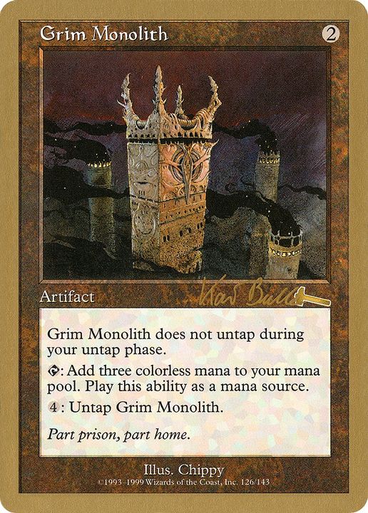 Grim Monolith in the group Magic the Gathering / Types / Artifacts / Artifact at Proxyprinters.com (62448)