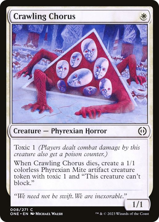 Crawling Chorus in the group Magic the Gathering / Types / Colors / White at Proxyprinters.com (62459)