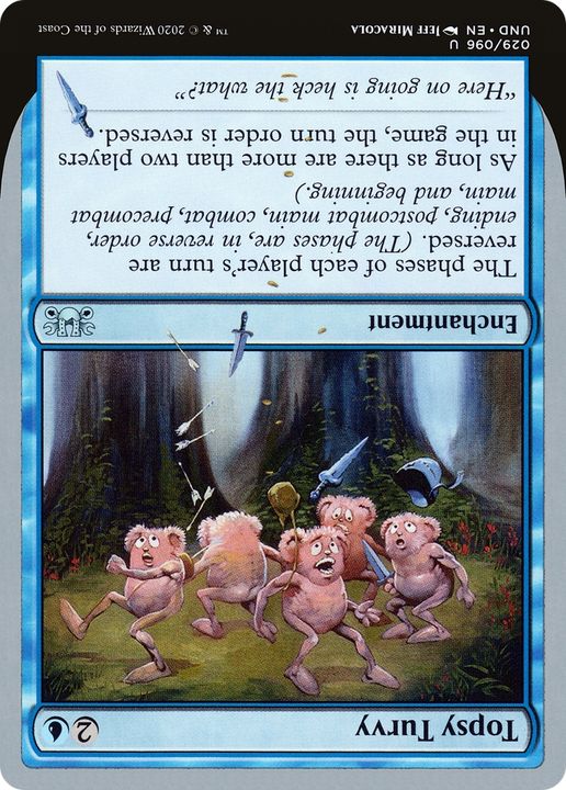 Topsy Turvy in the group Magic the Gathering / Types / Enchantment / Enchantment at Proxyprinters.com (62478)