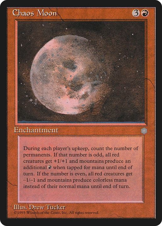 Chaos Moon in the group Magic the Gathering / Types / Enchantment / Enchantment at Proxyprinters.com (62481)