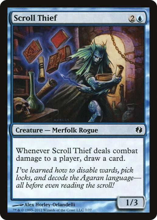 Scroll Thief in the group Magic the Gathering / Sets / Duel Decks: Venser vs. Koth at Proxyprinters.com (6249)