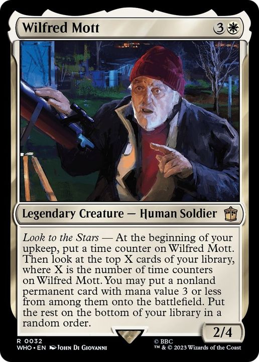 Wilfred Mott in the group Magic the Gathering / Sets / Doctor Who at Proxyprinters.com (6253)