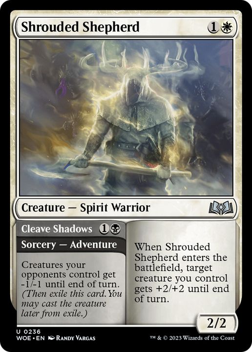 Shrouded Shepherd // Cleave Shadows in the group Magic the Gathering / Types / Creatures / Warrior at Proxyprinters.com (62534)