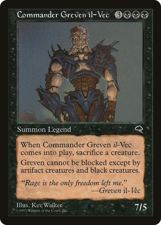 Commander Greven il-Vec in the group Magic the Gathering / Types / Creatures / Warrior at Proxyprinters.com (62546)