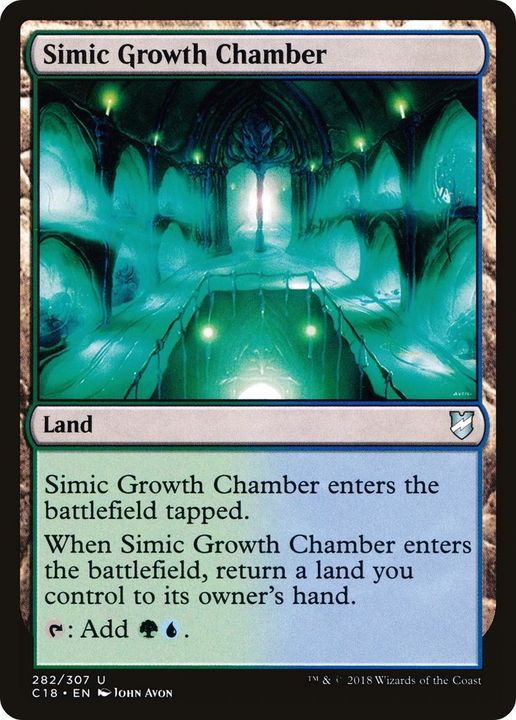 Simic Growth Chamber in the group Magic the Gathering / Sets / Commander 2018 at Proxyprinters.com (6255)