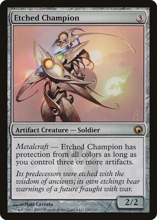 Etched Champion in the group Magic the Gathering / Types / Colors / Colorless at Proxyprinters.com (62576)