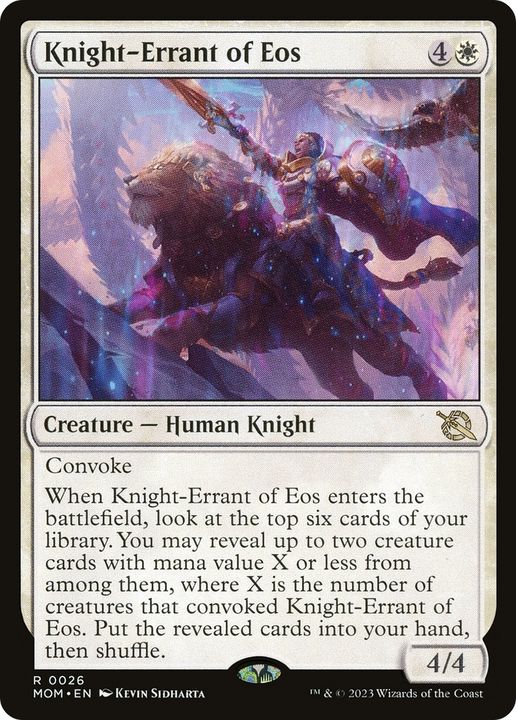 Knight-Errant of Eos in the group Magic the Gathering / Types / Creatures / Human at Proxyprinters.com (62586)