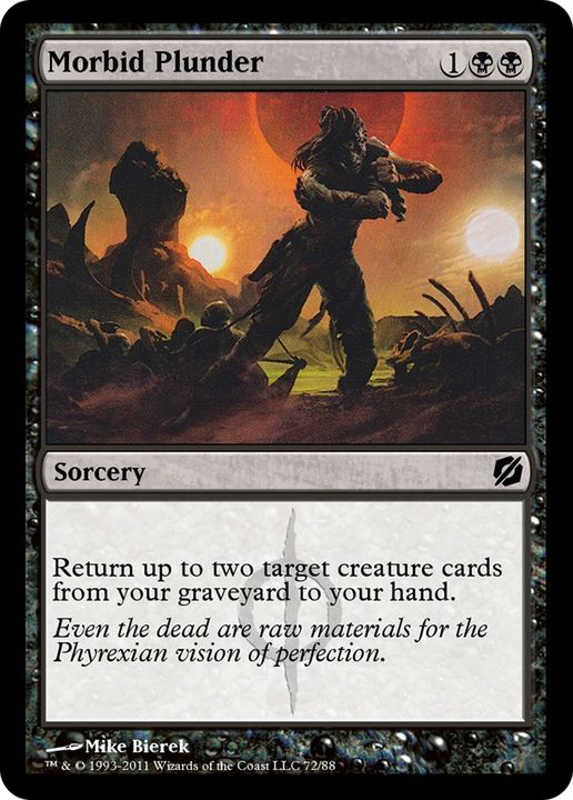 Morbid Plunder in the group Magic the Gathering / Types / Colors / Black at Proxyprinters.com (62608)