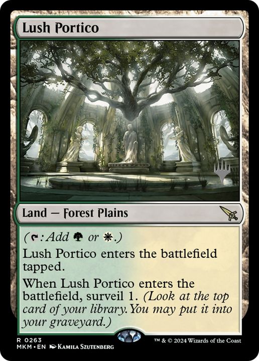 Lush Portico in the group Magic the Gathering / Types / Land / Forest at Proxyprinters.com (62612)