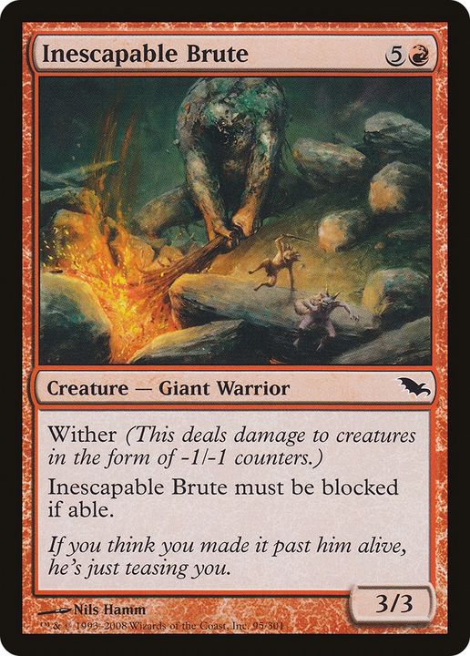 Inescapable Brute in the group Magic the Gathering / Types / Creatures / Warrior at Proxyprinters.com (62621)