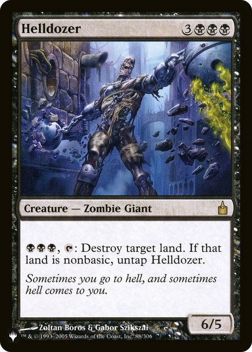 Helldozer in the group Magic the Gathering / Sets / The List at Proxyprinters.com (62626)