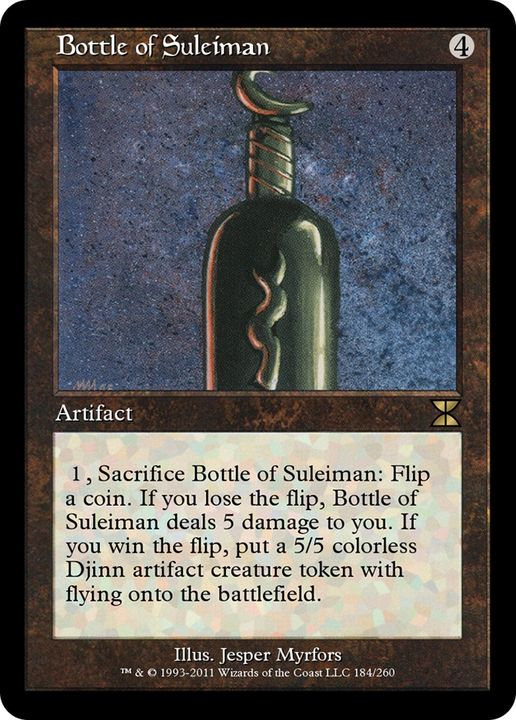 Bottle of Suleiman in the group Magic the Gathering / Sets / MicroProse Promos at Proxyprinters.com (62652)