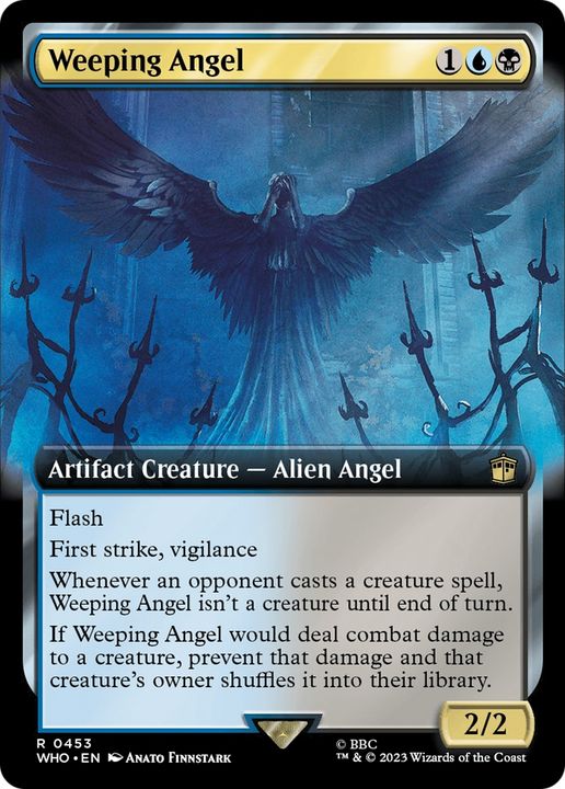 Weeping Angel in the group Magic the Gathering / Types / Colors / Multicolors / B, U at Proxyprinters.com (62657)